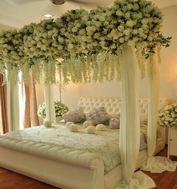 bedroom decoration for wedding night