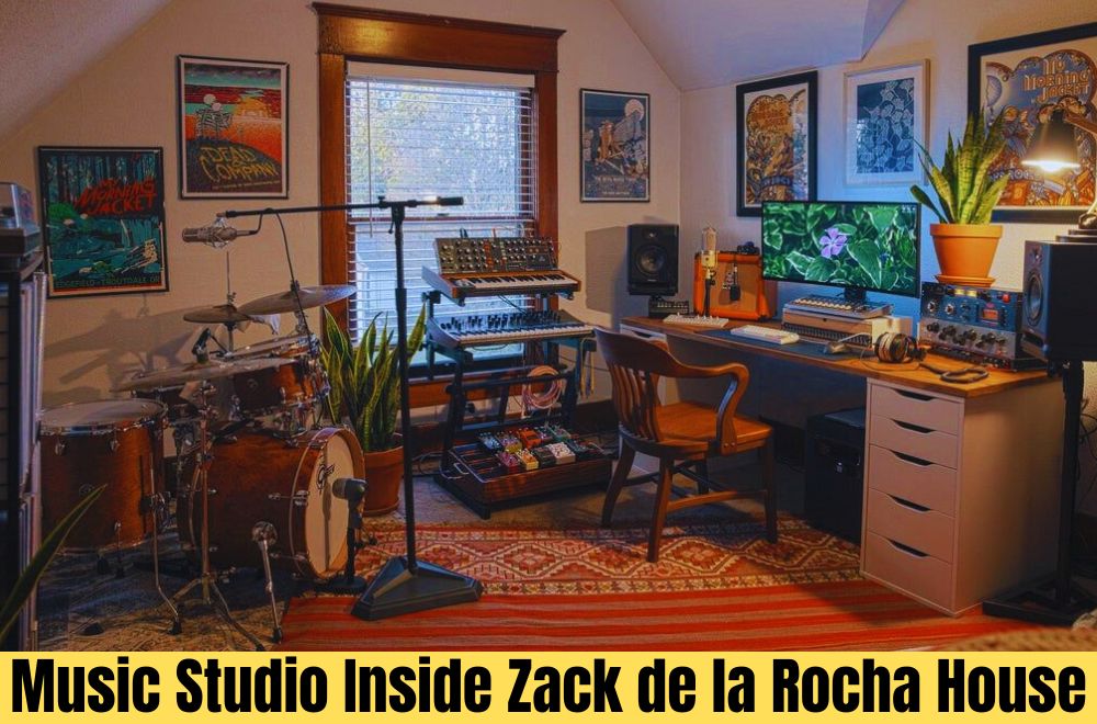 Music Studio Inside Zack de la Rocha House