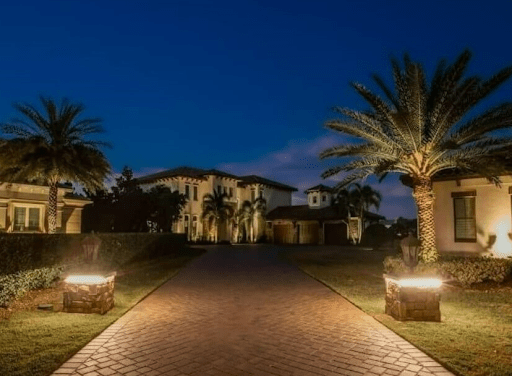 Clearwater Property with Landscape Lighting