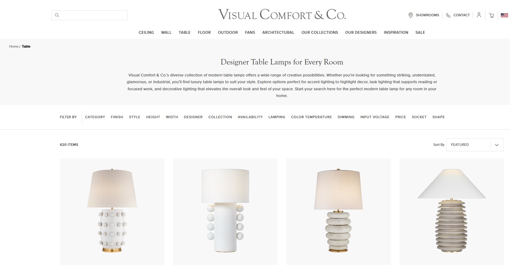 Table and Floor Lamps
